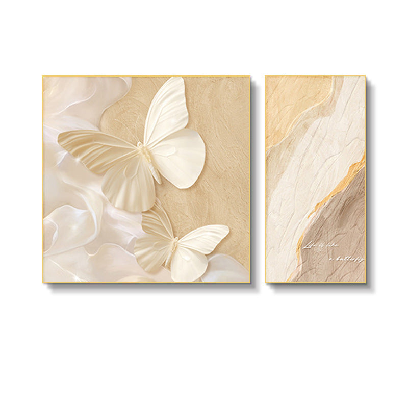 Elegant Butterfly and Floral Wall Art
