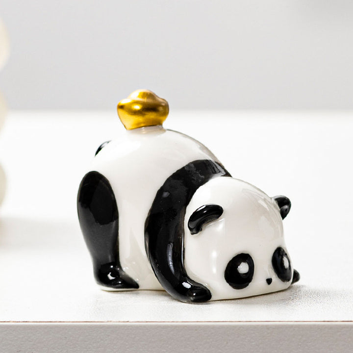 Cute Panda Decorative Figure