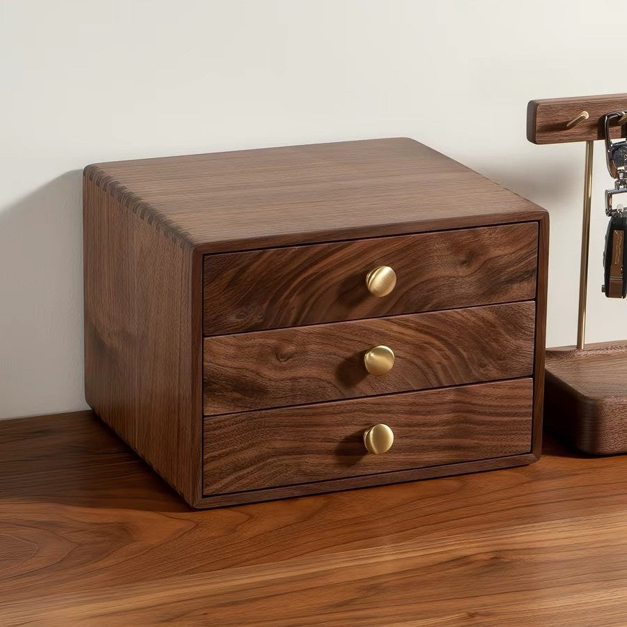 Wooden Drawer Storage Unit