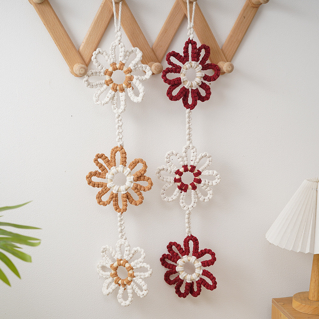 Decorative Macrame Flower Garland