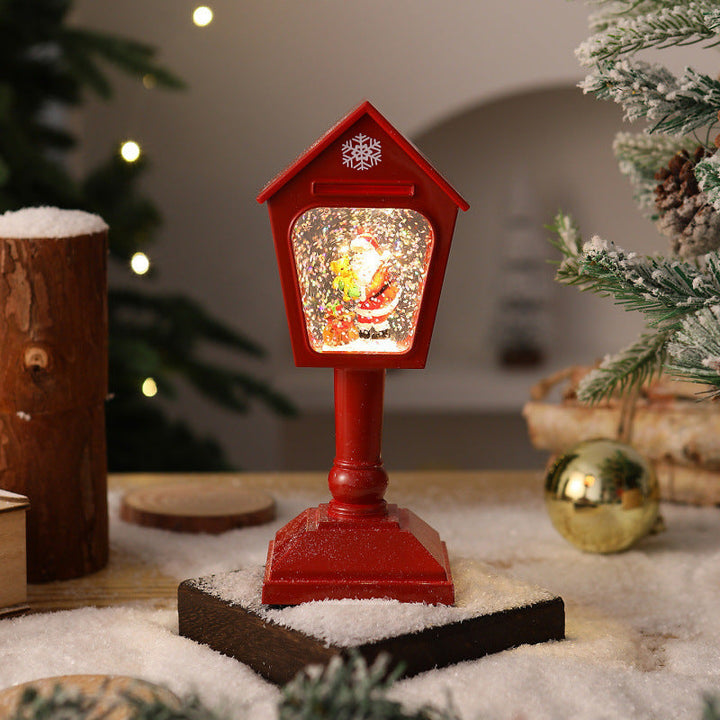 Illuminated Christmas lantern