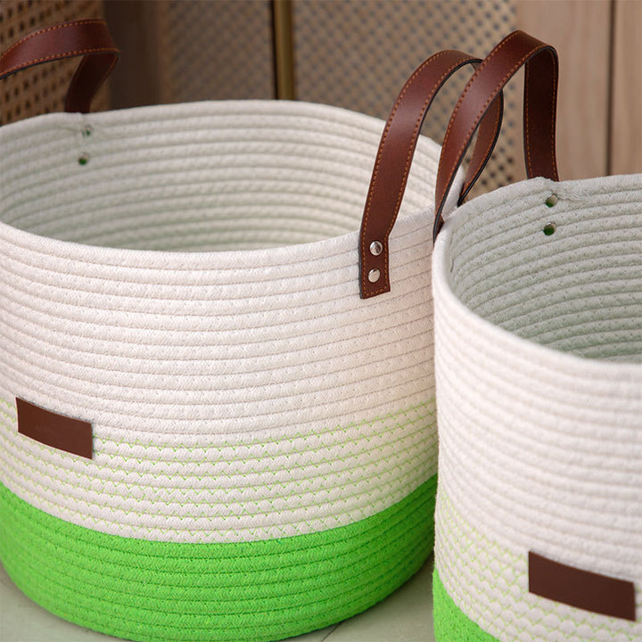 Decorative Woven Storage Bin