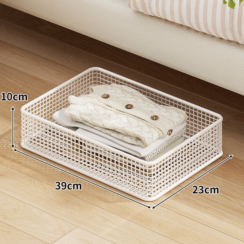 Low-Profile Ventilated Under-Bed Storage Drawer on Swivel Casters
