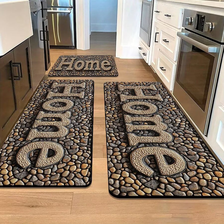 Stone-Inspired Decorative Area Mat