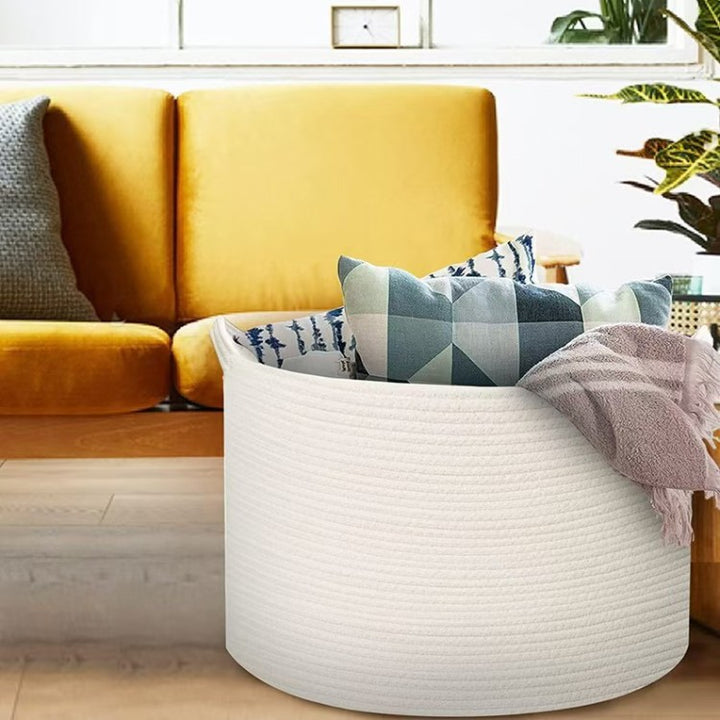 Stylish storage basket made of durable material