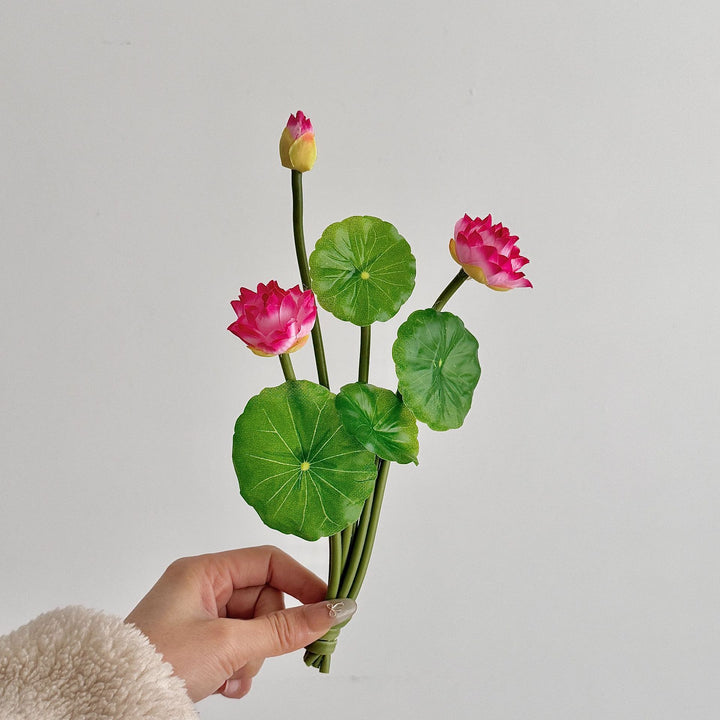 Artificial Lotus Flower Bouquet