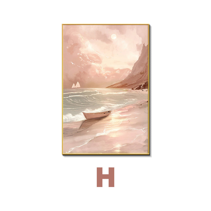 Beach Sunset Themed Canvas Wall Art