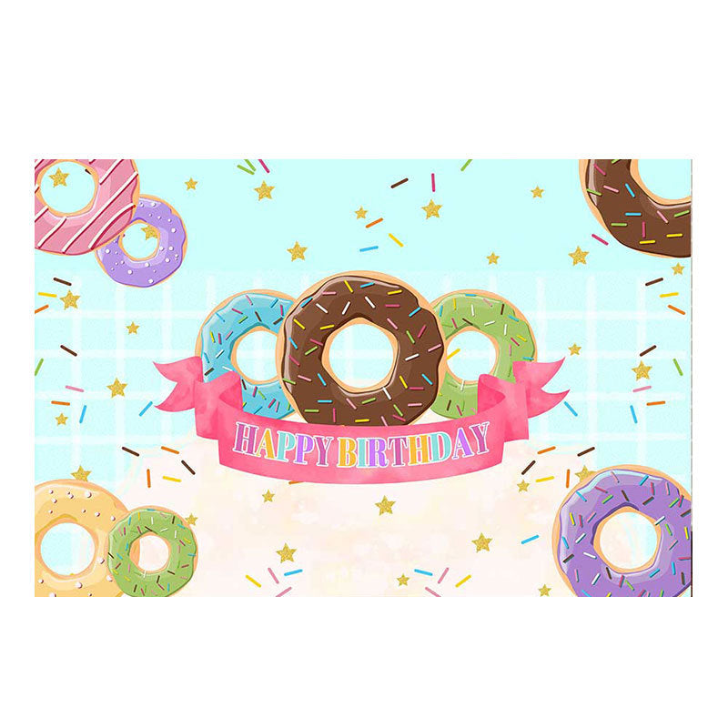 Children's Playful Donut-Themed Wall Art