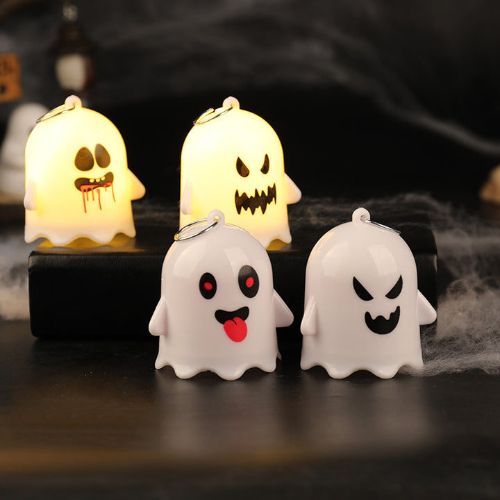 Halloween Ghost LED Keychain Night Light