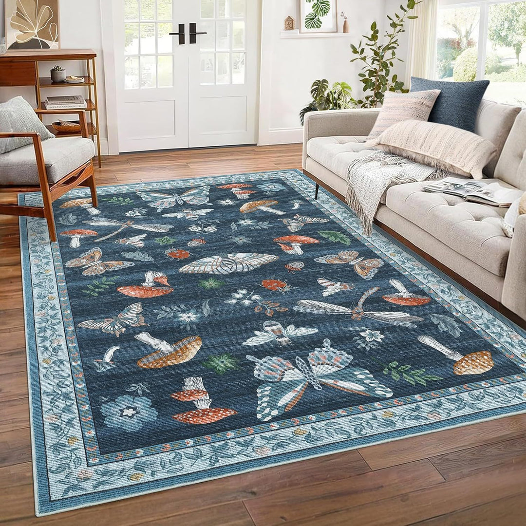 Nature-Inspired Decorative Area Rug
