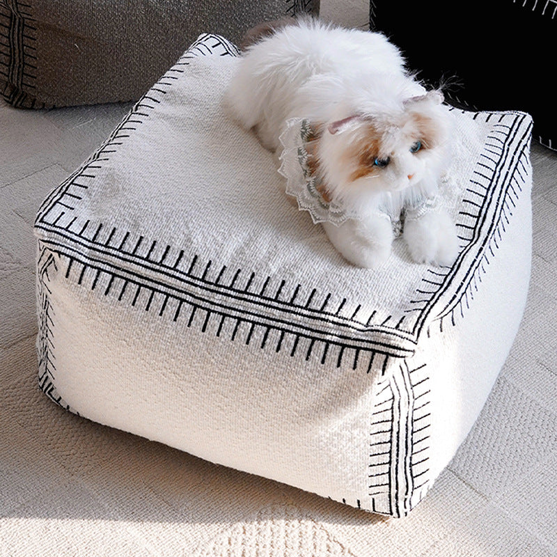 Decorative Floor Pouf for Home Interior Decor
