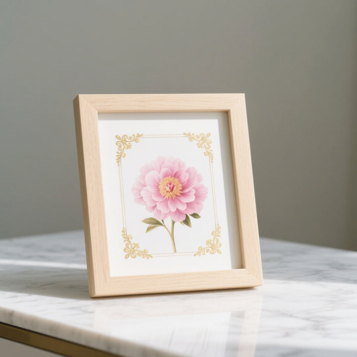 Floral Art Picture Frame