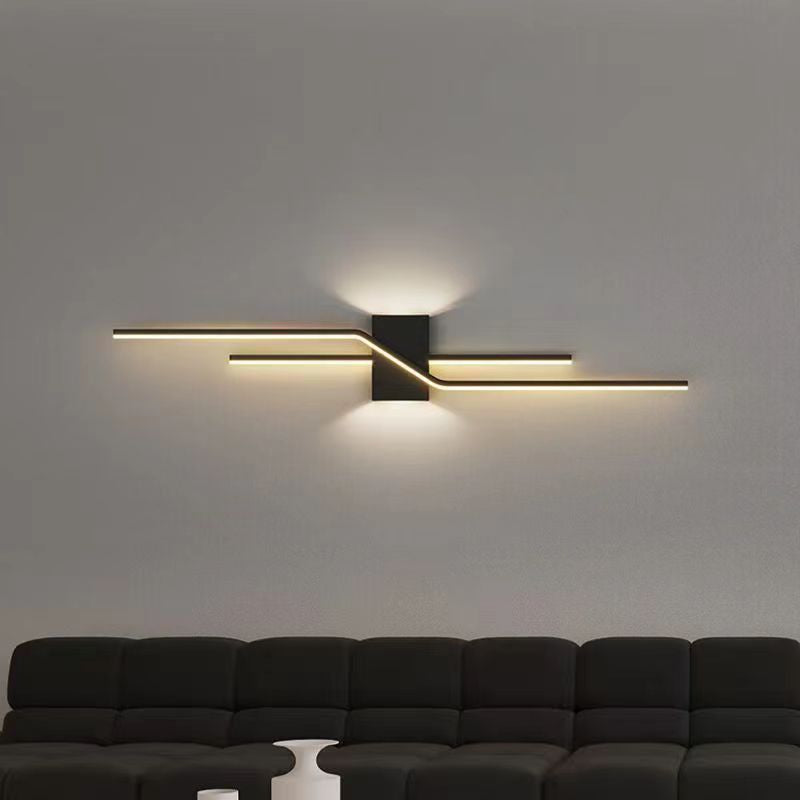Contemporary wall lighting unit