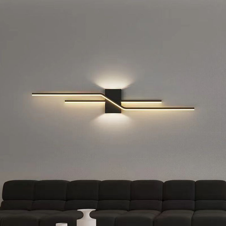 Contemporary wall lighting unit