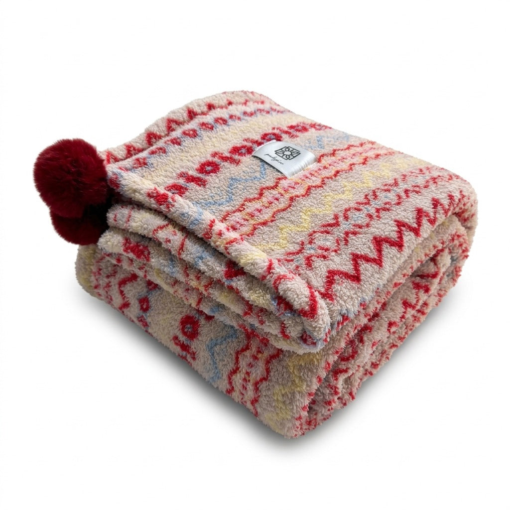 Cozy Patterned Throw Blanket