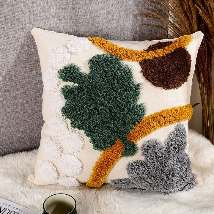 Textured Bohemian Decorative Throw Pillow