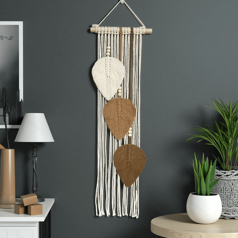 Macramé Leaf Wall Hanging