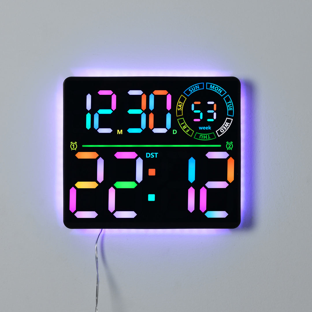 Digital Wall Clock
