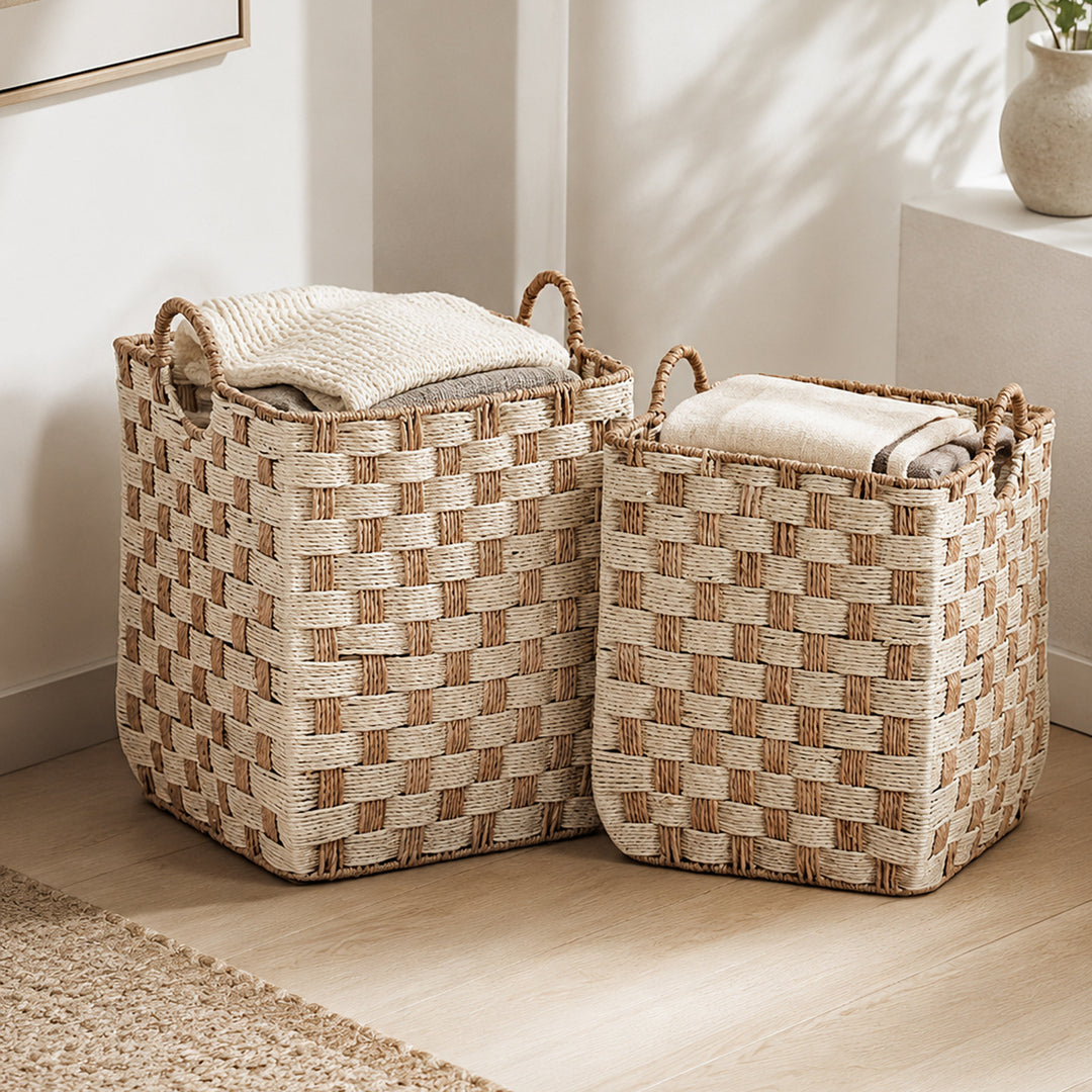 Decorative storage basket