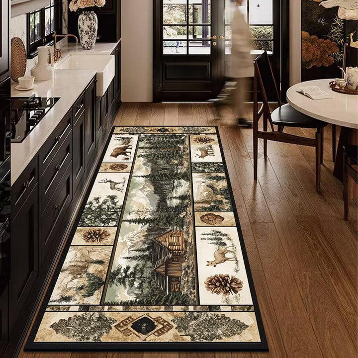 Rustic Outdoor Adventure Area Mat