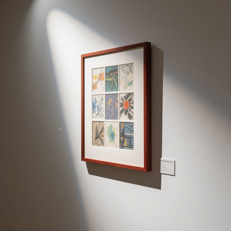 Framed Multi-Panel Abstract Art