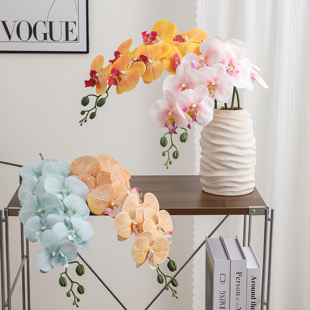 Artificial orchid bouquet with elegant blooms