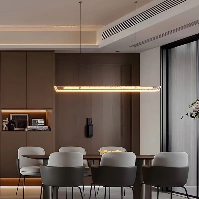 Linear LED pendant light