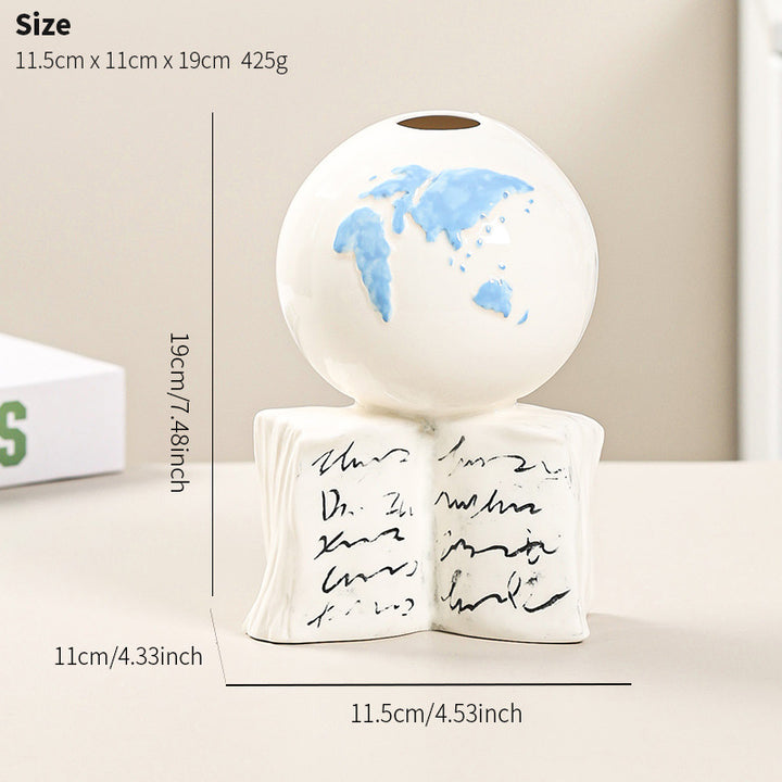 Elegant Ceramic Globe Bank