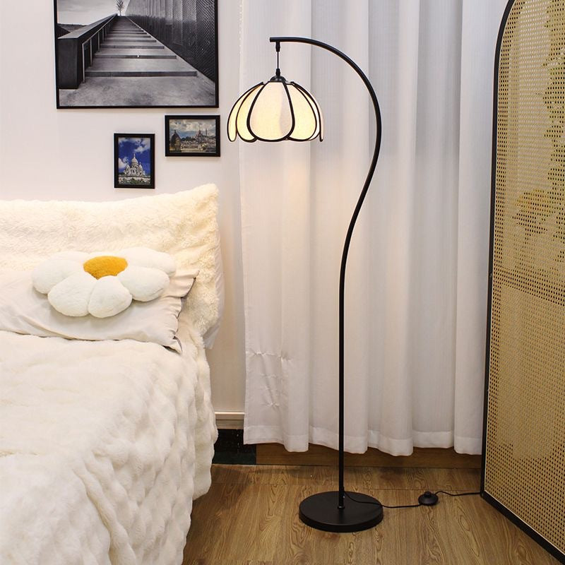 Vintage-inspired floor lamp