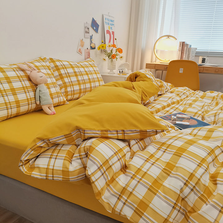 Decorative Elegant Striped Duvet Cover Set Avarnia