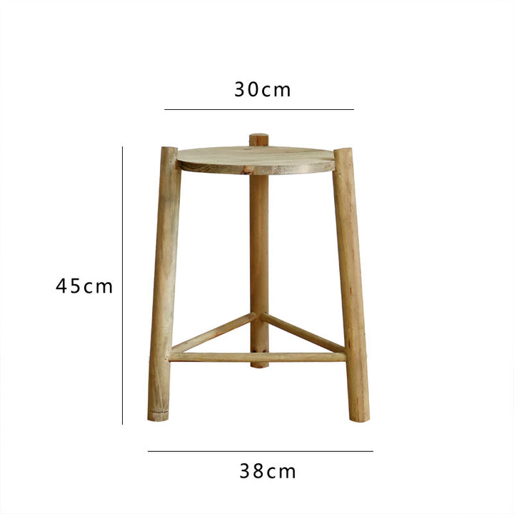 Rustic Wooden Stool