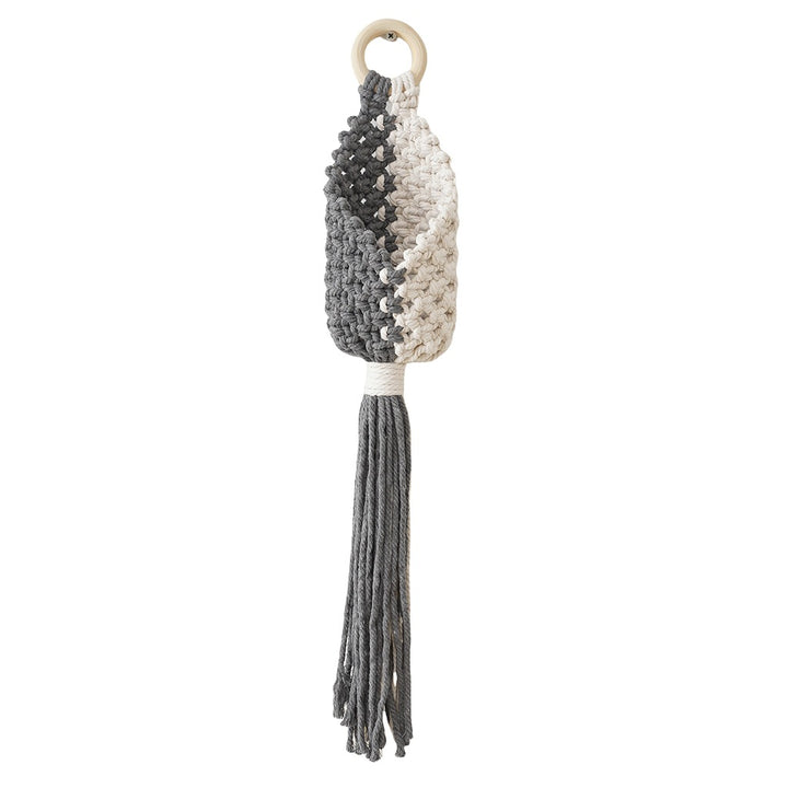 Macramé Plant Holder with Decorative Hanging Design