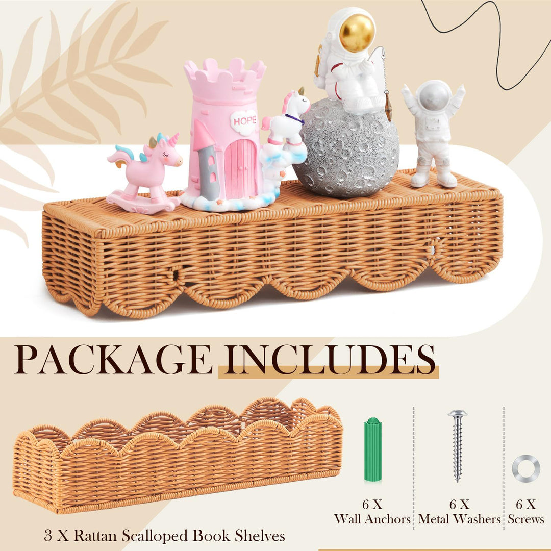 Rattan Wall Shelf