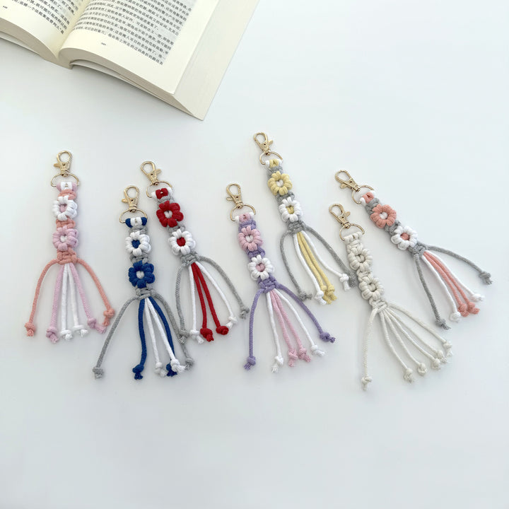 Macrame Keychain with Tassel