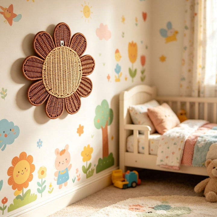 Wall hanger in flower design