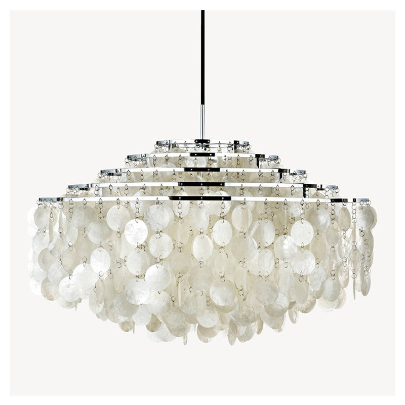 Muslin-inspired pendant light