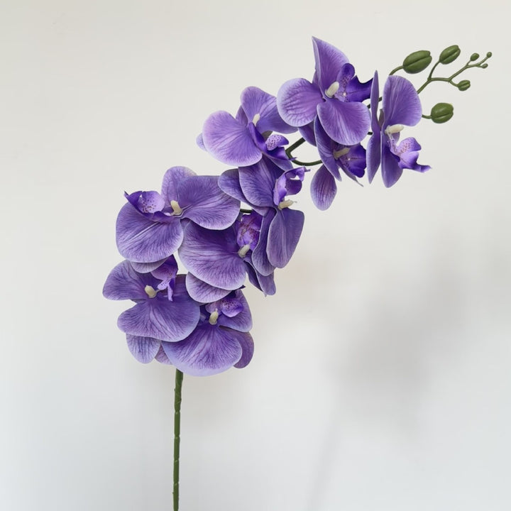Elegant Faux Orchid Floral Stem