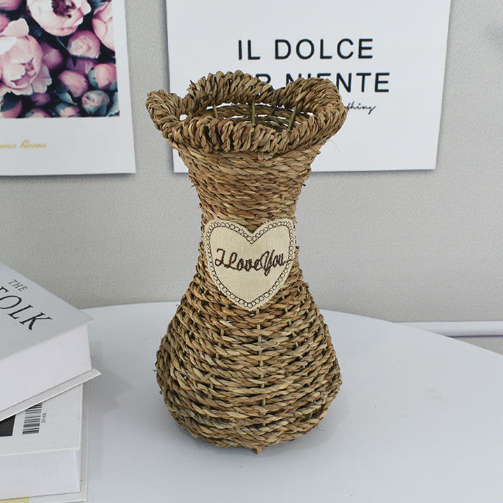Handcrafted Natural Woven Storage Basket