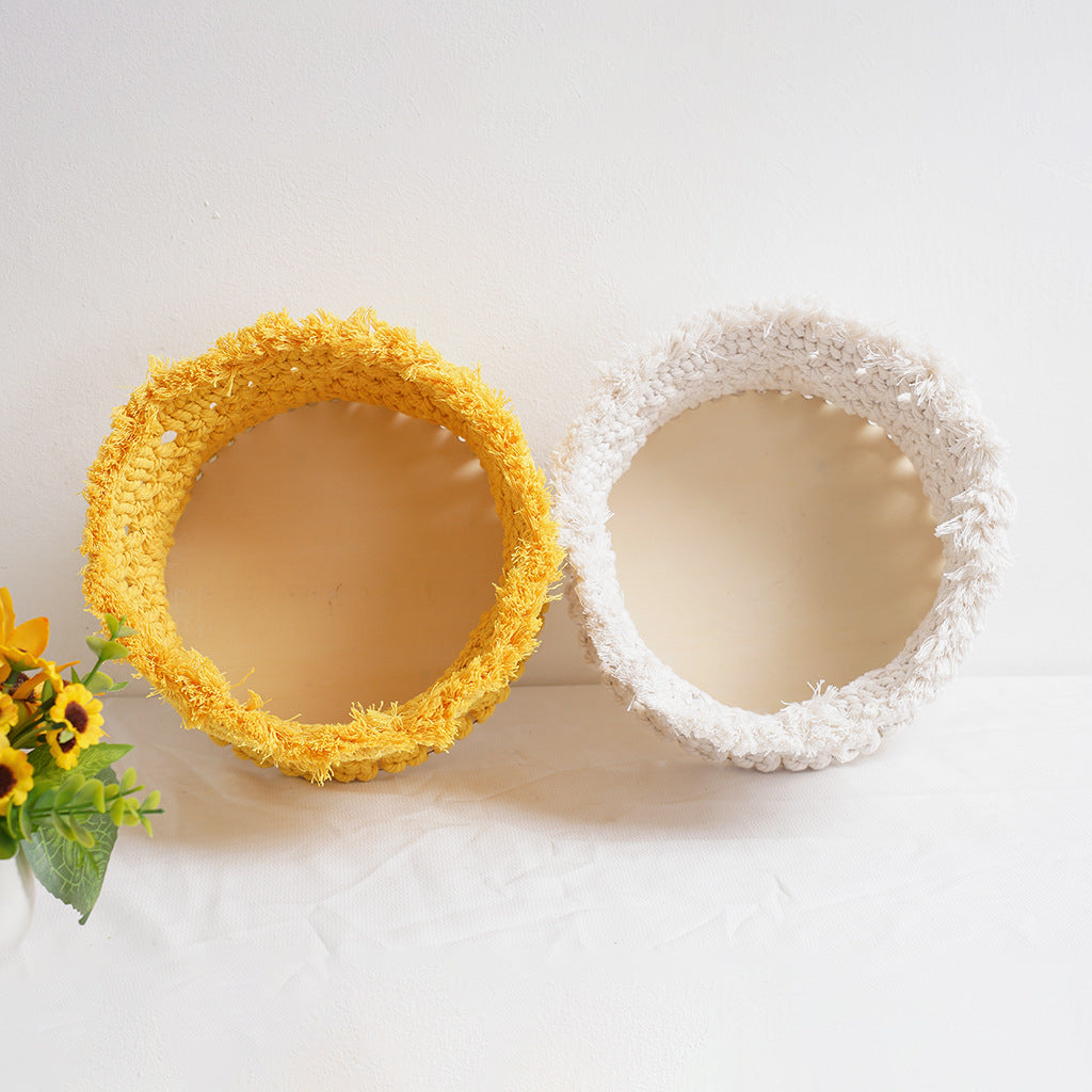 Decorative Macrame Storage Basket
