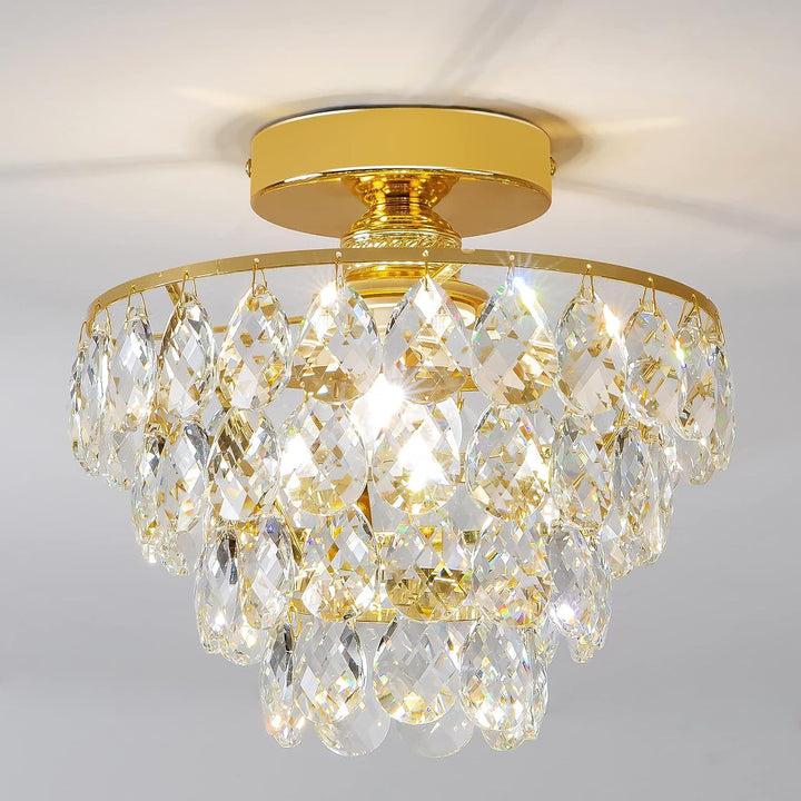 Elegant Crystal Drop Chandelier