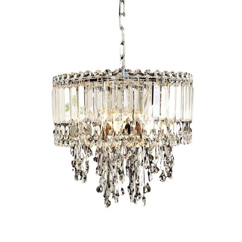 Crystal wall-mounted lighting fixture