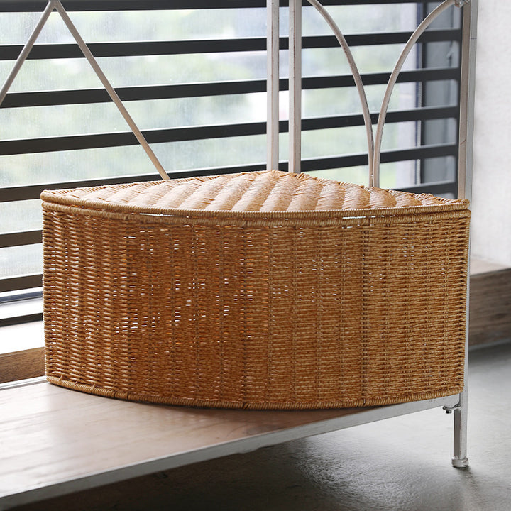 Handcrafted Decorative Corner Storage Basket