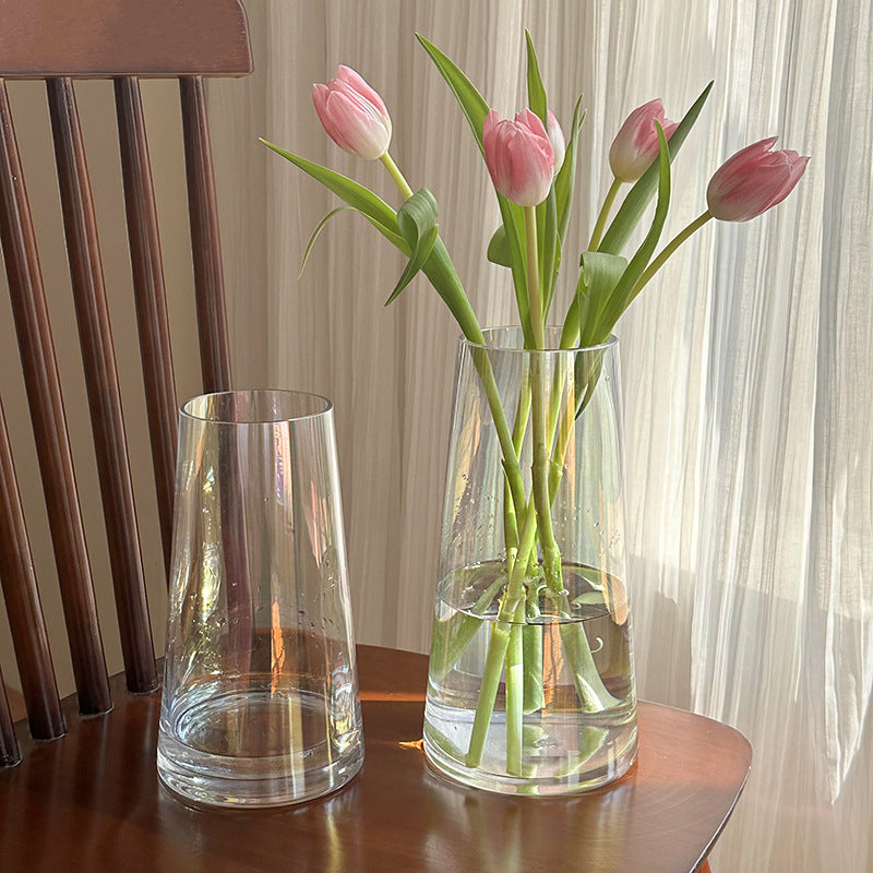 Elegant Glass Blossom Vase