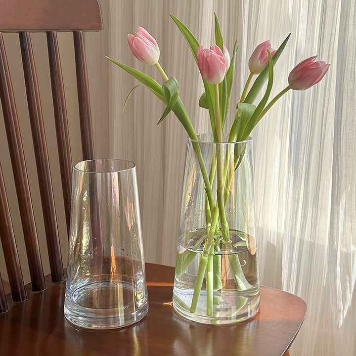 Elegant Glass Blossom Vase