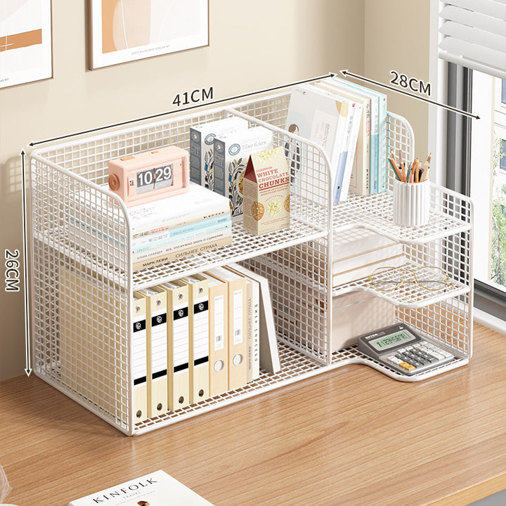 Modern Wire Mesh Document Organizer Rack