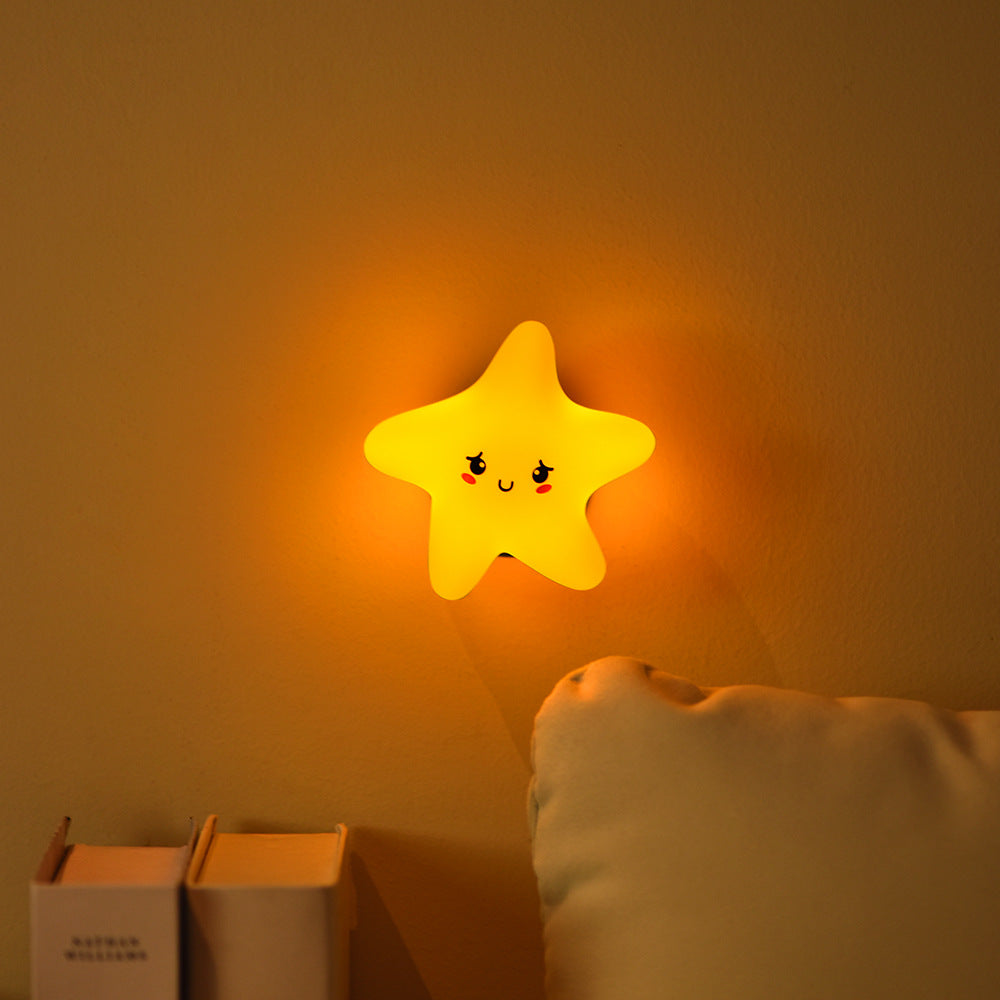 Cute LED Cloud Wall Night Light for the Children's Room with a Soft Warm Glow