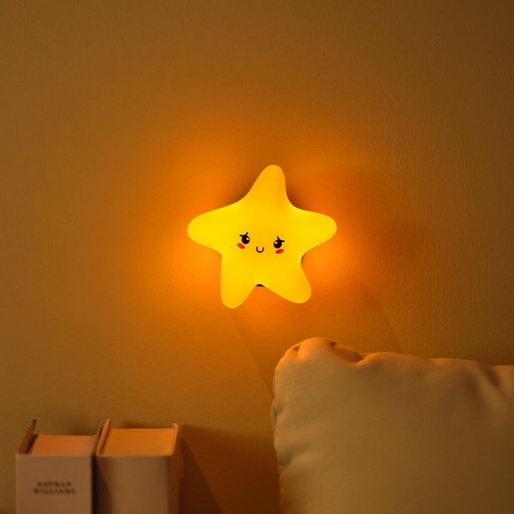Cute LED Cloud Wall Night Light for the Children's Room with a Soft Warm Glow