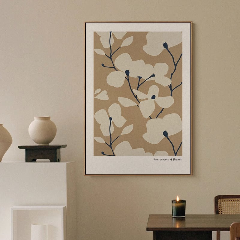 Floral Patterned Wall Art Print
