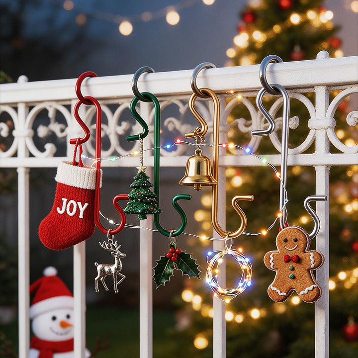 Decorative Christmas tree hooks