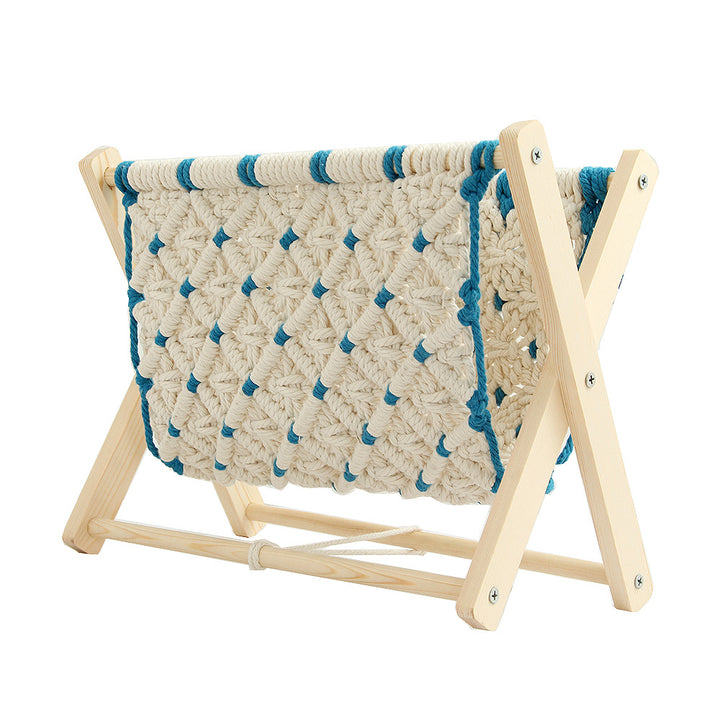Woven Macrame Storage Organizer